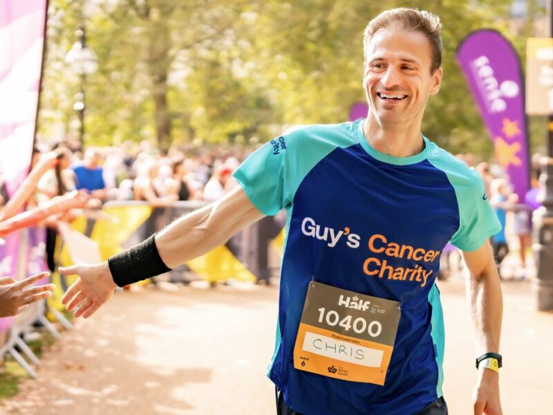 Guys' Cancer Charity Runner