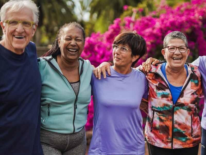 Group of happy people